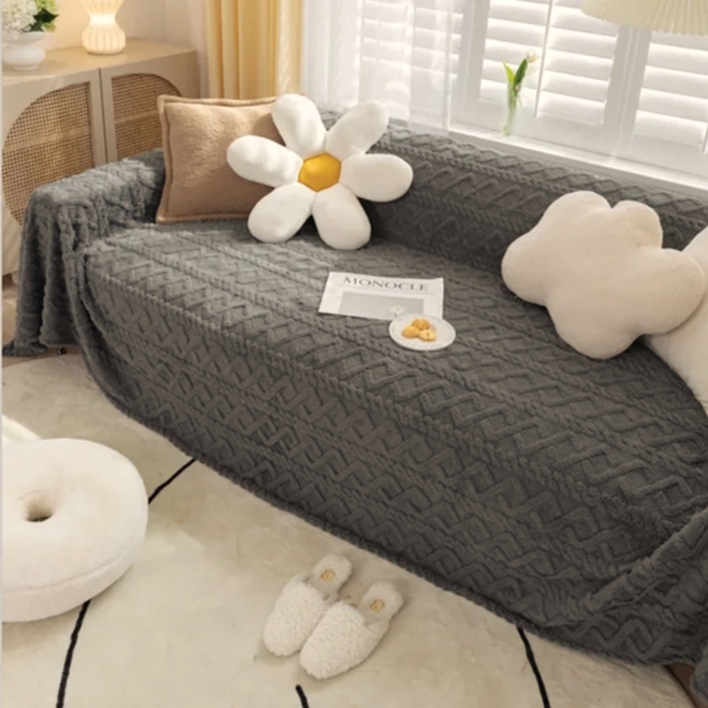 Sofa Full Cover Sofa Towel Velvet Slipcovers for Living Room